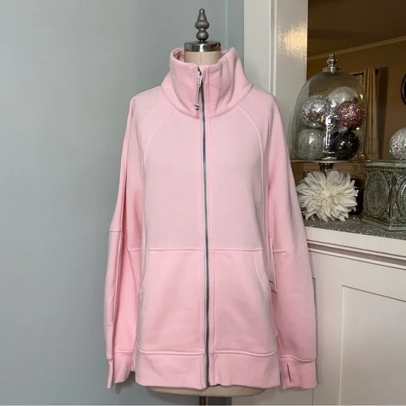 Lululemon Scuba Oversized Funnel Neck Full Zip Jacket Strawberry Milkshake NWT - Picture 5 of 14